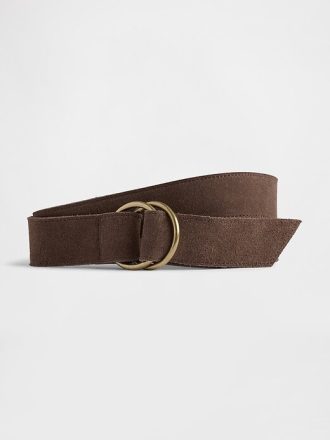 Wildleder-O-Ring-Gürtel