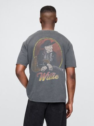 Willie Nelson Grafik T-Shirt