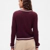 Zopfmuster-Cardigan aus 100 % Baumwolle Zopfmuster-Cardigan aus 100 % Baumwolle