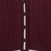 Zopfmuster-Cardigan aus 100 % Baumwolle Zopfmuster-Cardigan aus 100 % Baumwolle