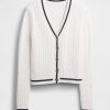 Zopfmuster-Cardigan aus 100 % Baumwolle Zopfmuster-Cardigan aus 100 % Baumwolle