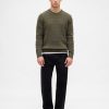 Zopfmusterpullover aus Merinowollmischung Zopfmusterpullover aus Merinowollmischung