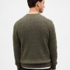 Zopfmusterpullover aus Merinowollmischung Zopfmusterpullover aus Merinowollmischung
